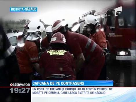 Accident rutier grav in Bistrita-Nasaud