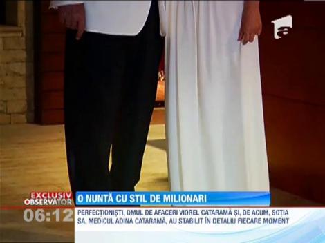 Imagini in EXCLUSIVITATE de la nunta lui Viorel Catarama si a Adinei Alberts!