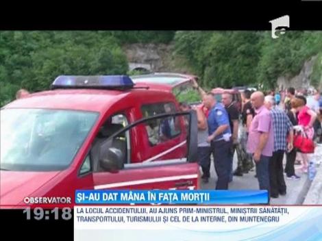 Autorititatile din Muntenegru au mobilizat resurse importante pentru ca viata romanilor sa fie salvata