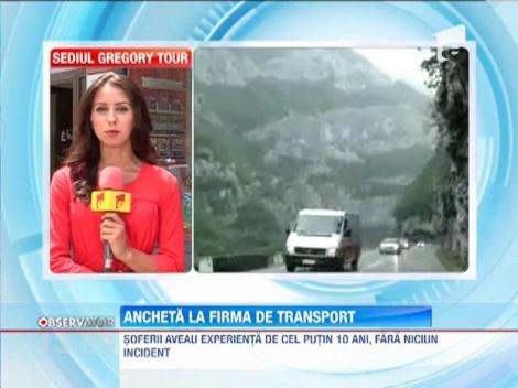 Ancheta la firma de transport care a furnizat autocarul din Muntenegru
