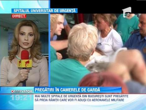 Patru spitale din Romania sunt gata sa primeasca ranitii din Muntenegru