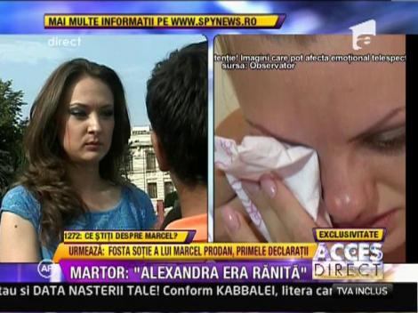 Martorul cheie in cazul Alexandrei Stan: "Marcel i-a dat doua, trei palme peste fata"