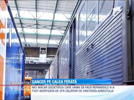 Calatoria cu trenul poate aduce cancer, in Romania!