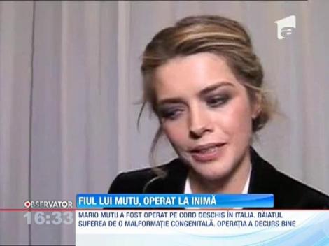 Mario, baiatul lui Mutu, a fost operat la inima