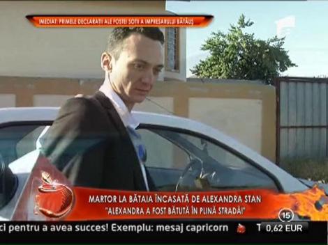 Un martor la bataia incasata de Alexandra Stan: "Am vazut cum a fost lovita in plina strada!"