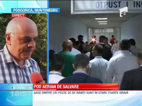 O echipa medicala condusa de Raed Arafat si una consulara au ajuns in Muntenegru