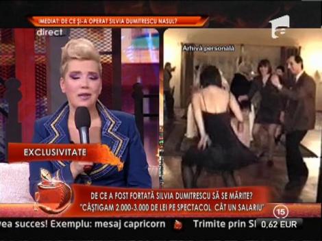 Silvia Dumitrescu: "Un impresar m-a lasat fara banii castigati la un spectacol!"