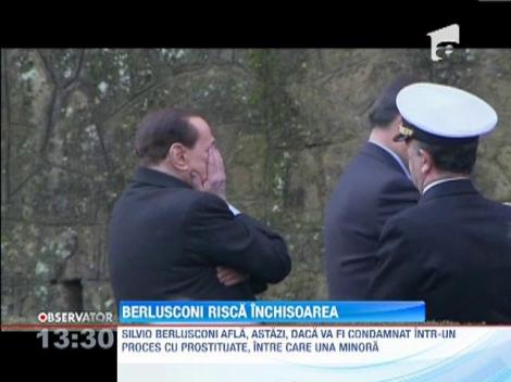Silvio Berlusconi risca sa fie condamnat in dosarul "Rubygate"