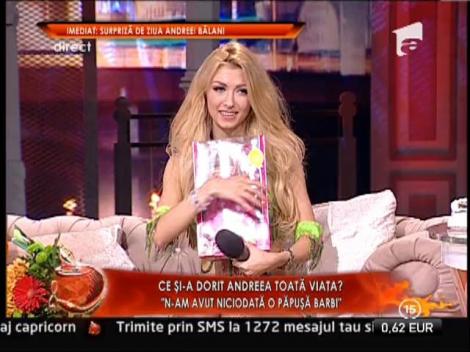 Andreea Balan a primit de la Dan Capatos cadoul pe care nu l-a avut niciodata!
