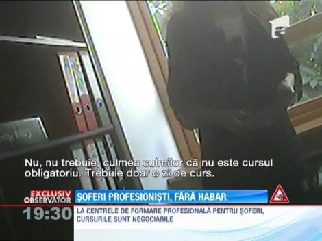 Soferi profesionisti, fara habar