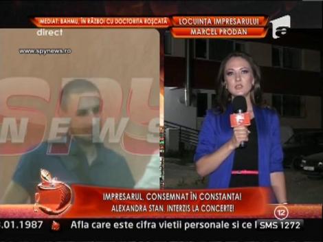 Marcel Prodan, consemnat in Constanta! Alexandra Stan, interzis la concerte!