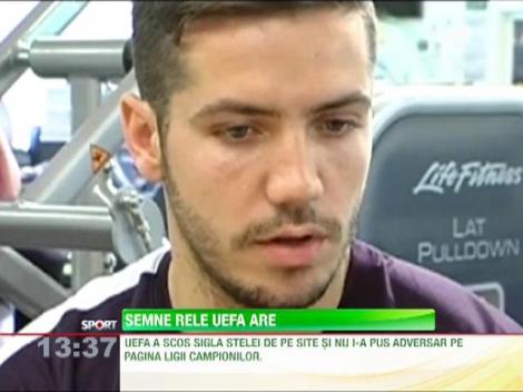 UEFA a scos sigla Stelei de pe pagina cluburilor