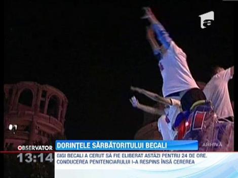 Gigi Becali nu va putea pleca acasa de ziua lui