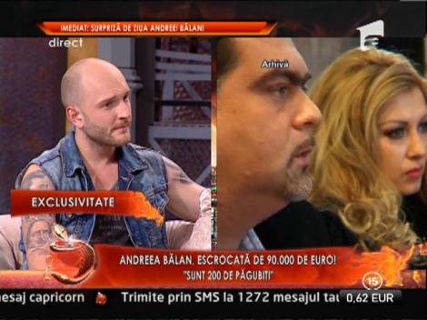 Andreea Balan, escrocata de 90.000 de euro: "Daca nu luam blocul asa cum e, pierdem tot"