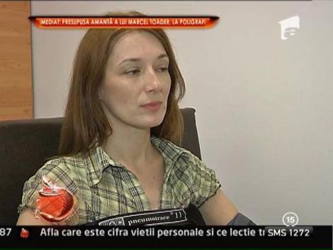 Presupusa amanta a lui Marcel Toader, la detectorul de minciuni