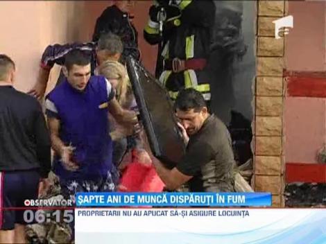 Casa incendiata de un trasnet