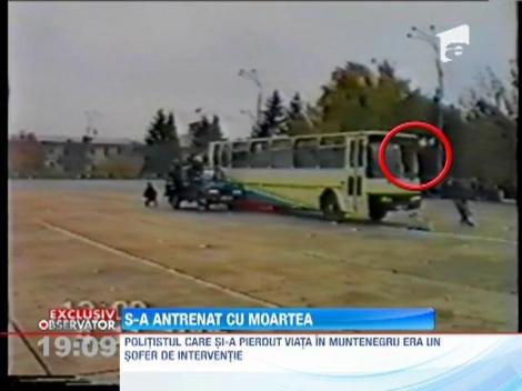 Politistul care si-a pierdut viata in Muntenegru era un sofer de interventie