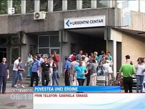 Gabriela Tanase, eroina accidentului din Muntenegru