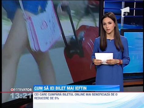 Bilete mai ieftine la CFR