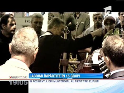 Romania s-a imbracat in negru si in lacrimi! Au fost 15 inmormantari dupa nenorocirea din Muntenegru