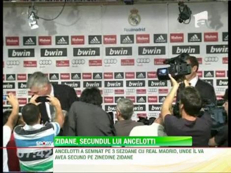 Zidane, secundul lui Ancelotti la Real Madrid