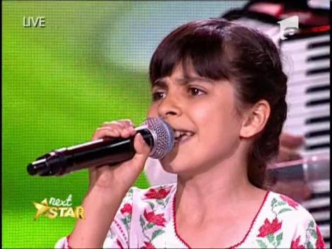 Daniela Rizea, viitorul muzicii populare! Uite ce frumos a cantat in finala Next Star!