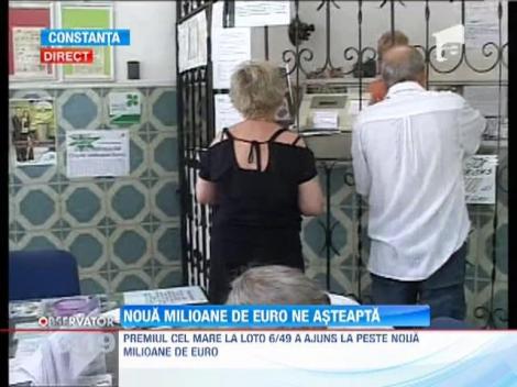Noua milioane de euro ii asteapta pe romani la Loto 6/49