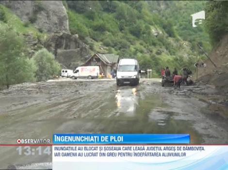 Inundatiile fac ravagii in judetul Dambovita