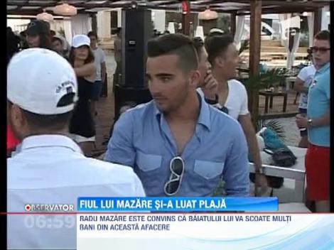 Fiul lui Radu Mazare si-a luat plaja in Mamaia