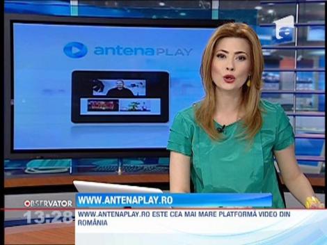 Antena Play, cea mai mare platforma video din Romania, se lanseaza luni, 1 iulie!