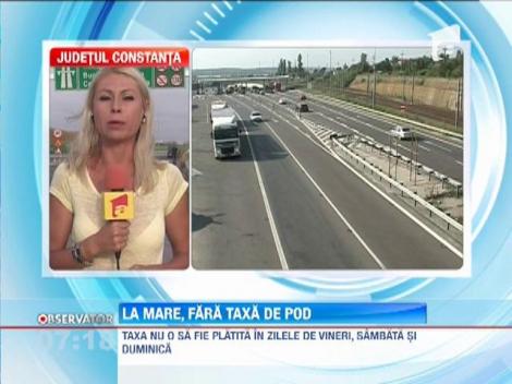 La mare, fara taxa de pod in zilele de vineri, sambata si duminica