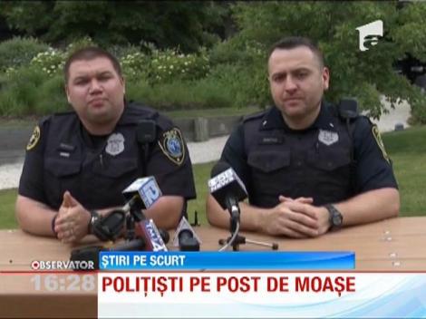 A nascut pe autostrada, cu ajutorul politiei