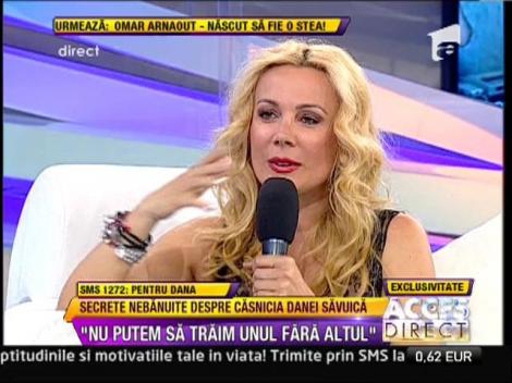 Imagini inedite de la nunta Danei Savuica