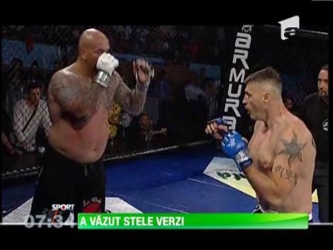 Andrei Gombos l-a facut K.O. pe maghiarul Jerry Otto, in Gala "Arde Ardealul"