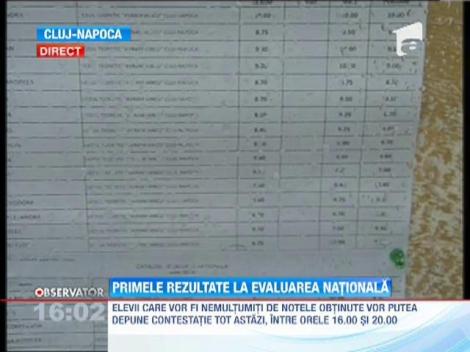 Primele rezultate la examenul de evaluare nationala
