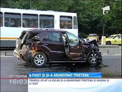 Un tanar a spulberat sase masini dintr-o lovitura, in Capitala
