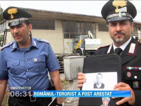 Romanul acuzat terorism in Italia a fost prins