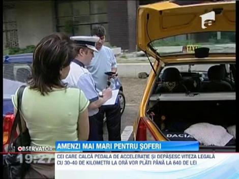 Vesti proaste pentru soferi! Punctul de amenda creste odata cu majorarea salariului minim