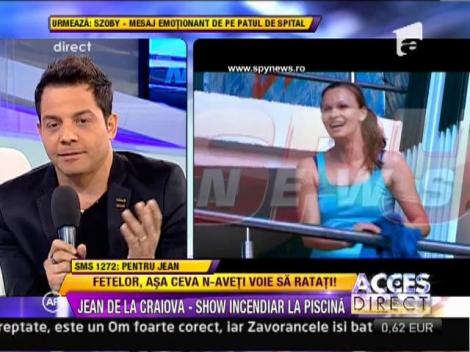 Jean de la Craiova a sarit in bazin complet nud, la “Splash! Vedete la Apa”!
