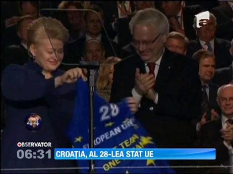 Croatia, al 28-lea membru al UE