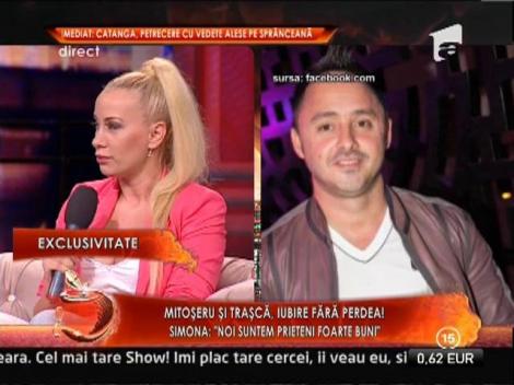 Simona Trasca, despre sarutul cu Mihai Mitoseru: "Iubitul meu nu s-a suparat"