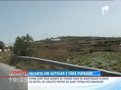 Turistii care merg cu autocarul in vacanta au parte de foarte putine popasuri