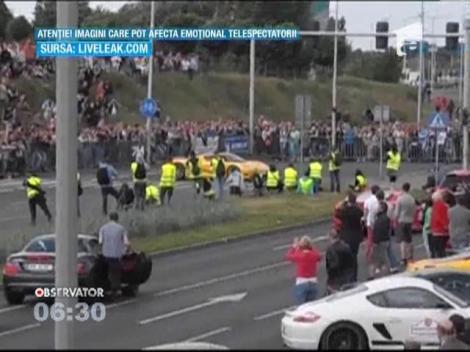 Polonia: 17 persoane au fost ranite in timpul unui show automobilistic