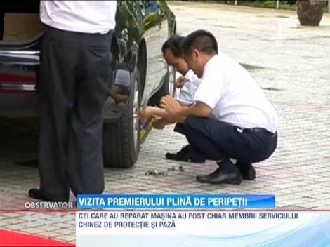 O masina din coloana oficiala a lui Victor Ponta a facut pana in China