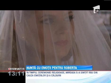 Nunta cu emotii, pentru Roberta Anastase! Miresei i s-a facut rau in biserica