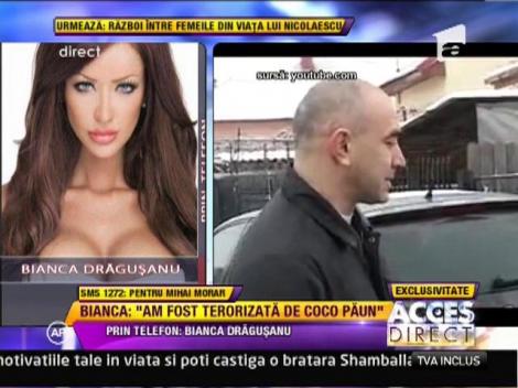 Bianca Dragusanu, despre fostul ei iubit: "Coco Paun actioneaza prin intimidare"