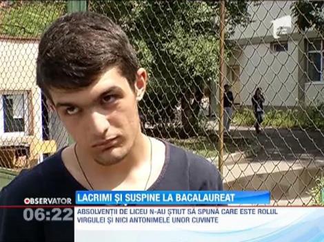 Lacrimi si suspine la bacalaureat