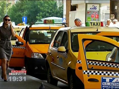 Taximetristii-pirat s-au mutat de la Aeroportul Otopeni la Gara de Nord