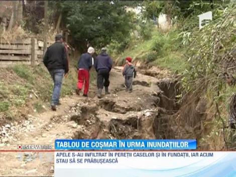 Tablou de cosmar in urma inundatiilor din Constanta si Vaslui