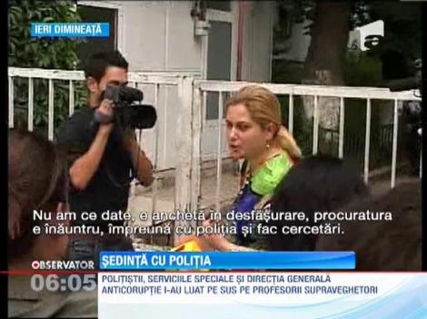 Bacalaureat 2013: 40 de profesori, audiati ore in sir la Politie